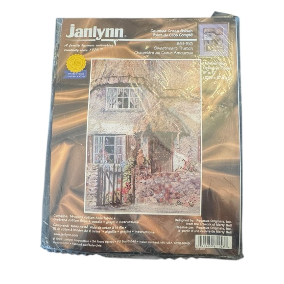 Janlynn Other - Janlynn Cross Stitch Kit - Sweetheart Thatch